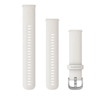 Band, Quick Release 20mm, Ivory Silicone w/Silver Hardware