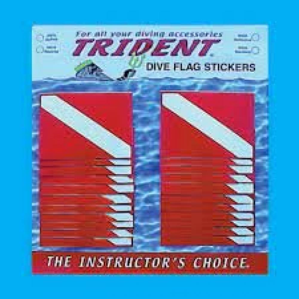 Dive Flag Sticker Set Of 2