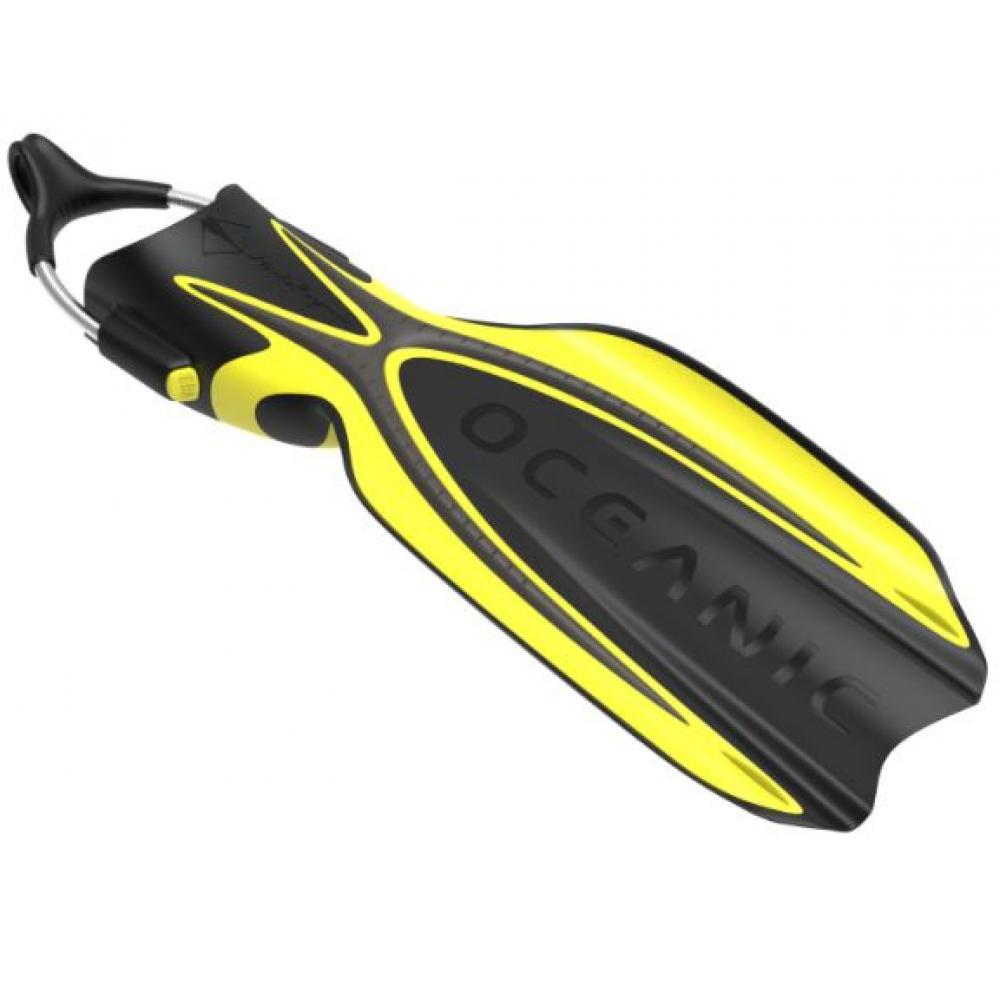 MANTA RAY FIN, YELLOW/BLACK, SM MANTA RAY FIN, YELLOW/BLACK, SM