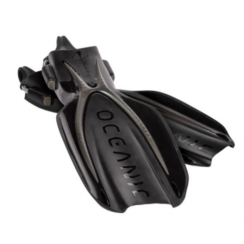 MANTA RAY FIN, TITANIUM/BLACK, SM MANTA RAY FIN, TITANIUM/BLACK, SM