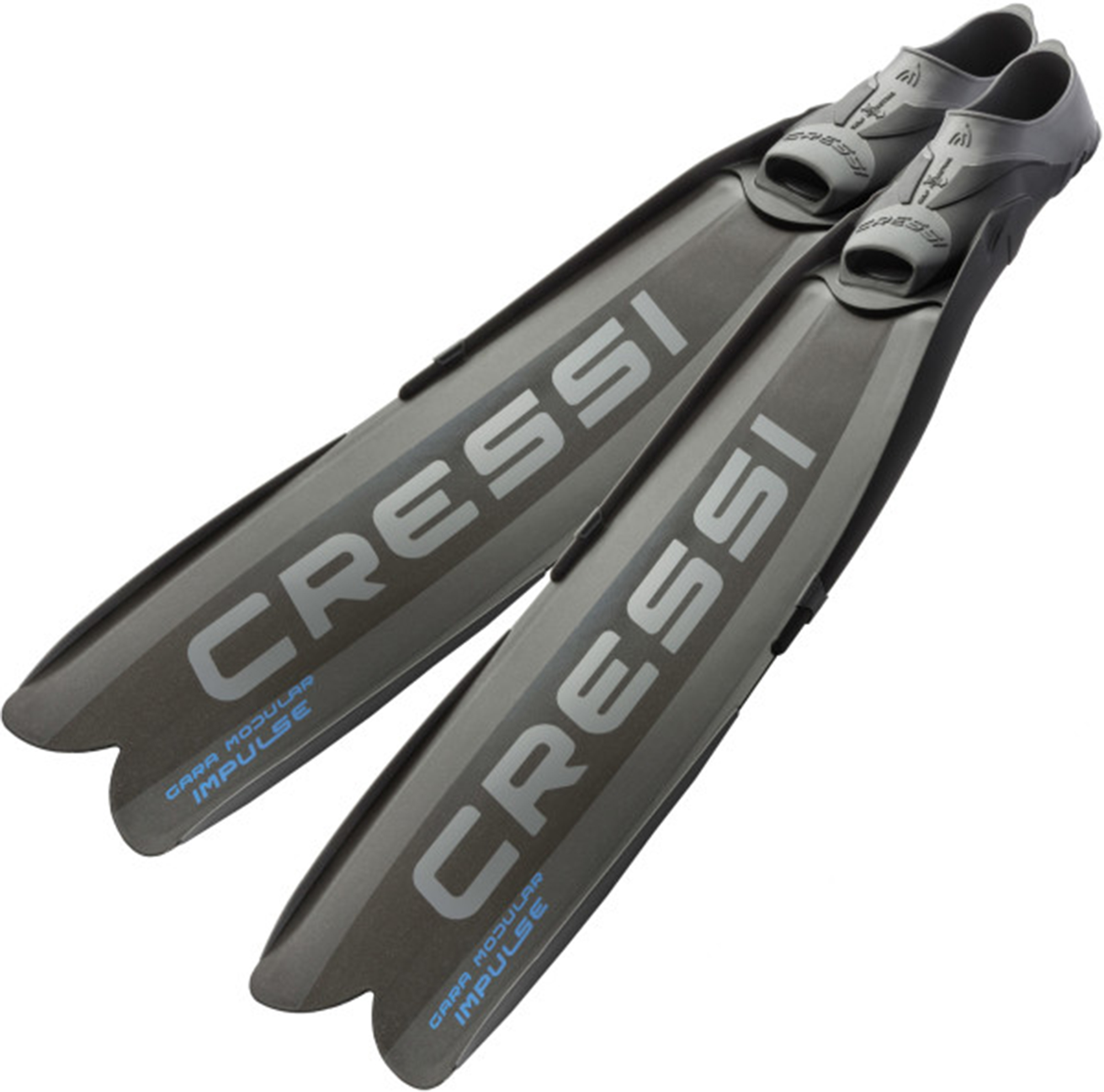 Cressi Gara Modular Impulse Full Foot Pocket Long Fins - Picture 7 of 17