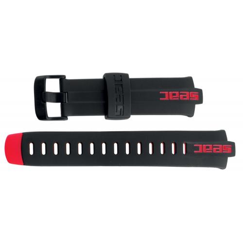 Seac Action Strap Watch Band One Size Black/Red (black/red)