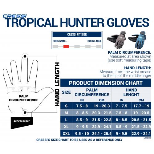 Cressi Hunter Gloves 2mm (Camo Green, Large)