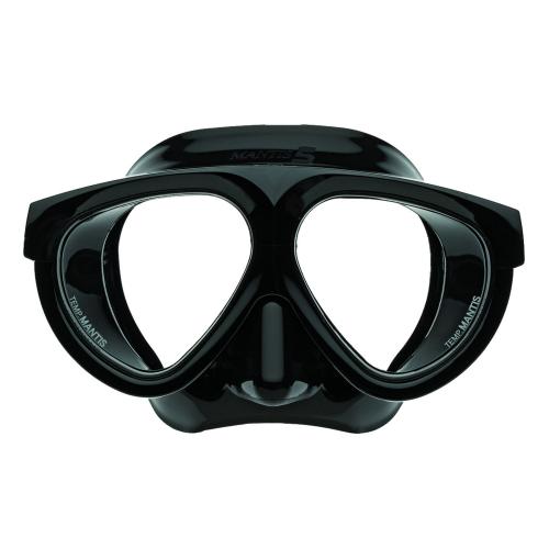 Riffe Mantis Mask 5 with Black Silicone (Clear)