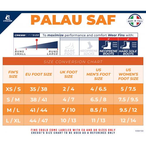 Cressi Palau SAF Fins