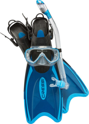 Cressi Palau Set Bag Mask Snorkel Fin Combo