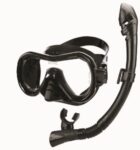 Seac Set Giglio Dry Valve, Snorkeling Set with Underwater Mask and Snorkel with Dry Top and Water Pu