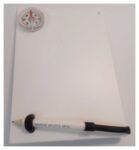 Marine Sports Writing w/compass Slate 5 Inch x 7 Inch White