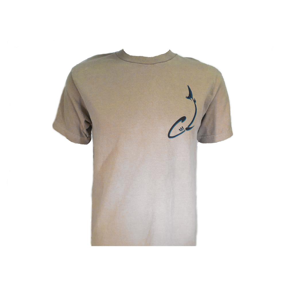 Bottom Crawlers Great White Shark Tee Small Khaki Bottom Crawlers Great White Shark Tee Small Khaki