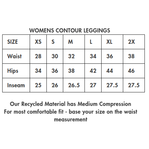 Eco-Friendly Neon Fish Frenzy Contour Leggings