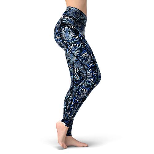 Eco-Friendly Angelfish Hypnosis Contour Leggings