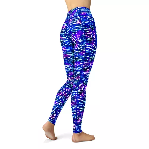 Eco-Friendly Galaxy Whale Shark Contour Leggings