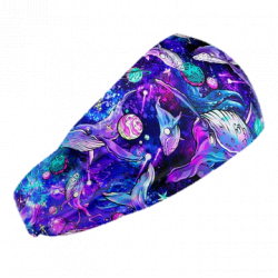 Eco-friendly Cosmic Whale Headband