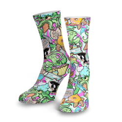 Eco-Friendly Candy Octopus Dive Socks
