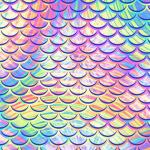 Eco-friendly Psychedelic Mermaid Bikini Sports Bra Hybrid