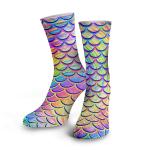 Eco-Friendly Psychedelic Mermaid Dive Socks