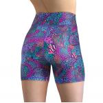Eco-Friendly Coral Kaleidoscope Shorts