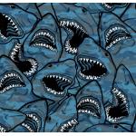 Mens Eco-Friendly Shark Camo Rashguard