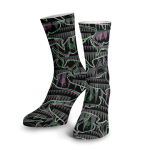 Eco-Friendly Neon Jaws Dive Socks