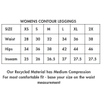 Eco-Friendly Neon Fish Frenzy Contour Leggings