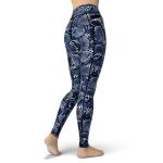 Eco-Friendly Angelfish Hypnosis Contour Leggings