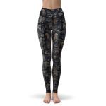 Eco-Friendly Ocean Mandala Contour Leggings
