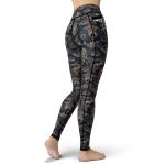 Eco-Friendly Ocean Mandala Contour Leggings