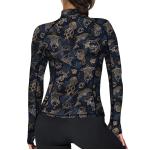 Eco-friendly Ocean Mandala Zip-Up Rashguard