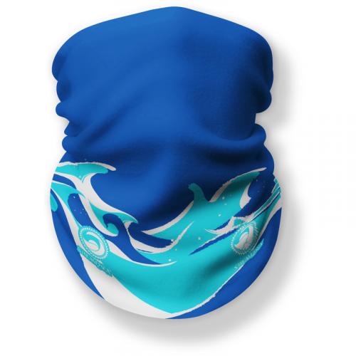 Waves Neck Gaiter Face Scarf