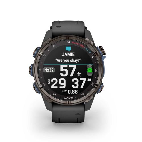 Garmin Descent Mk3i, 43mm, Carbon Gray DLC Titanium/Black