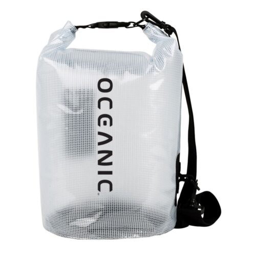 OCEANIC DRY BAG.PVC.TARPAULIN . 9"Wx21.25"H . CLEAR