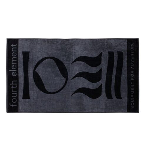 WETSUIT DIVER BEACH TOWEL - BLACK / GREY (160 X 86cm)