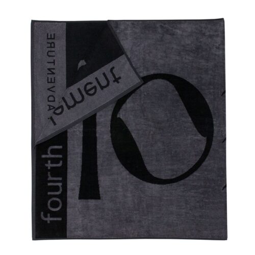 WETSUIT DIVER BEACH TOWEL - BLACK / GREY (160 X 86cm)