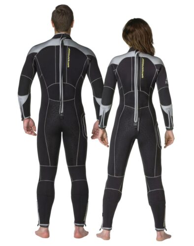 061127 W4 7MM FULLSUIT WITH BACK ZIP - MALE 2XL