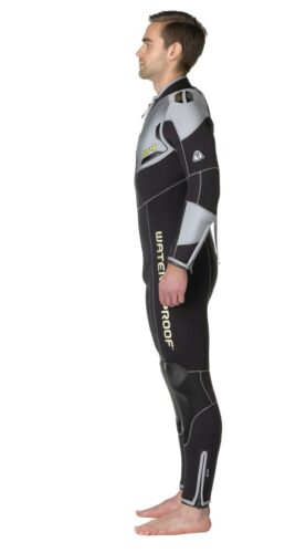 061127 W4 7MM FULLSUIT WITH BACK ZIP - MALE 2XL