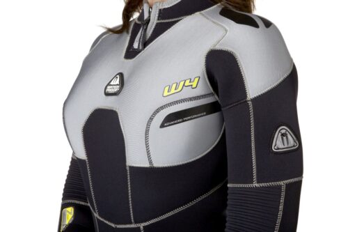 061127 W4 7MM FULLSUIT WITH BACK ZIP - MALE 2XL