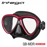 INTEGA MASK - METALLIC DARK RED/BLACK