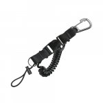 Translucent Snappy Coil - S.Steel Carabiner - Blue