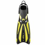 TUSA SOLLA FIN W/BUNGEE - XS YELLOW