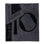 WETSUIT DIVER BEACH TOWEL - BLACK / GREY (160 X 86cm)