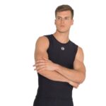 XEROTHERM MENS VEST BLACK LARGE