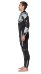061127 W4 7MM FULLSUIT WITH BACK ZIP - MALE 2XL