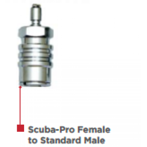 Inflator Adapter - ScubaPro Female to Standard Male