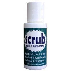 scrub mask & slate cleaner- 1oz. size (pre-cleans & maintains dive mask)