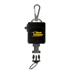 Locking Flashlight Retractor - SS Snap