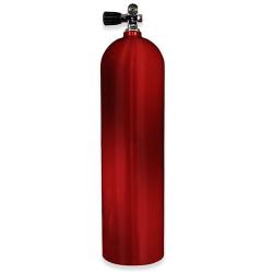 80 CF Standard Series 3000 PSI Aluminum Tank - Red