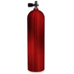 80 CF Standard Series 3000 PSI Aluminum Tank - Red