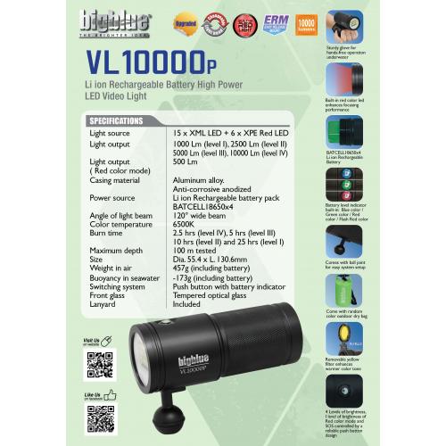 11,000 Lumen Video Light - Black
