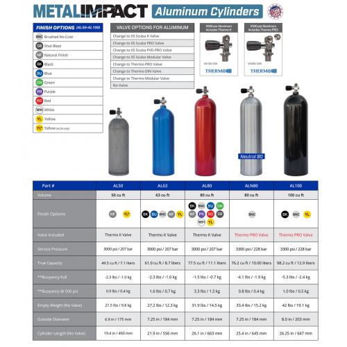 ALUMINUM 50 - Natural Finish