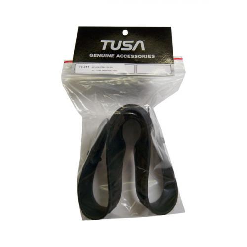 AFS - FIN STRAP 1PC, WHITE (ALL TUSA OPEN HEEL FINS - M/L)